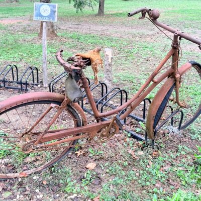 Photo de Gaspare et Marianne — État de mon vélo après la fin de la sortie ;-)